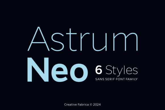 Astrum Neo: A Modern Display Typeface for Digital Branding