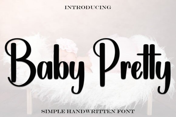 Baby Pretty Handwritten Font for Crafters & Sellers