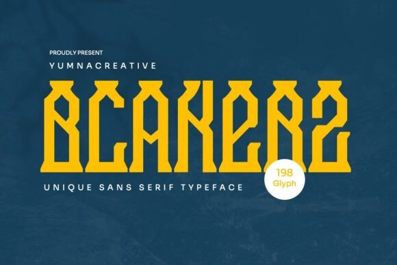 Blakerz: A Bold, Clean Display Font for Modern Brand Identity