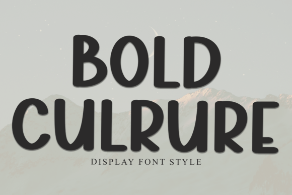 Bold Culture: A Display Font That Elevates Digital Branding
