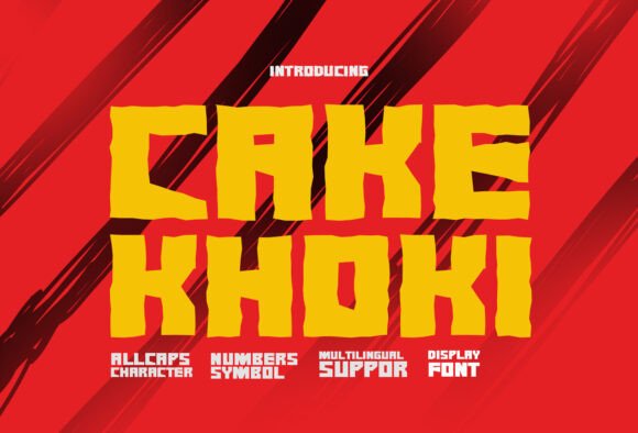 Cake Khoki: A Playful Display Font That Delivers Joy—Not Just Noise