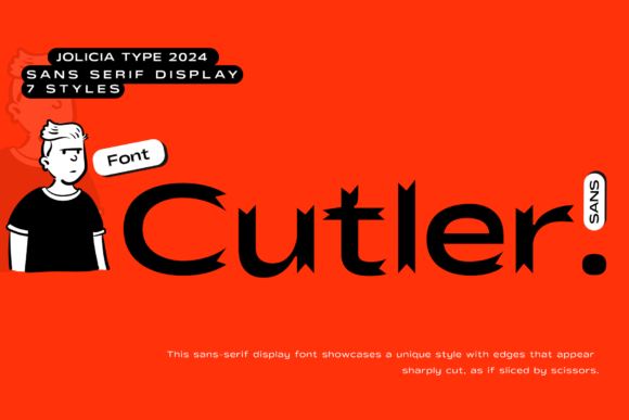 Cutler: A Display Font That Cuts Through the Noise