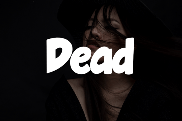 Dead Font: A Bold Display Typeface for Handmade Creators