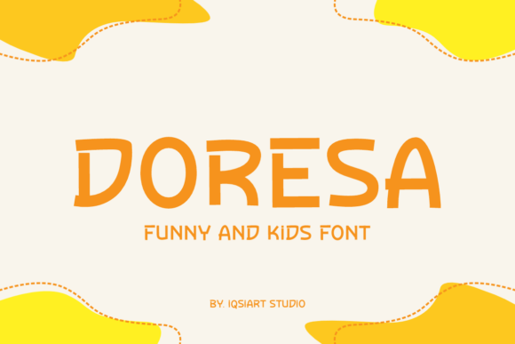 Doresa: A Playful Display Font That Brings Joy to Digital Headlines
