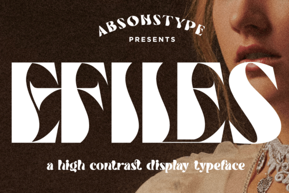 Efiles Display Font for Handmade Creators