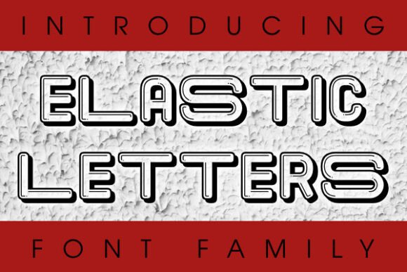 Elastic Letters: A Playful Display Font for Editorial Charm