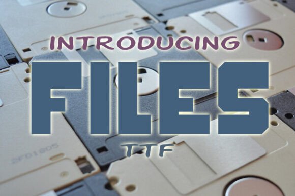 Files: A Bold Techno Font for Confident Branding