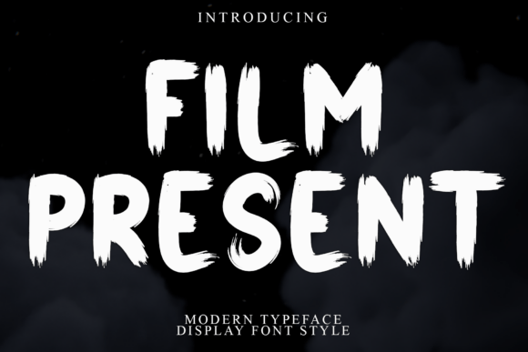 Film Present: A Playful Display Font That Elevates Real Business Materials