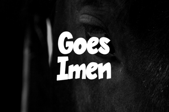 Goes Imen: A Display Font That Commands Attention