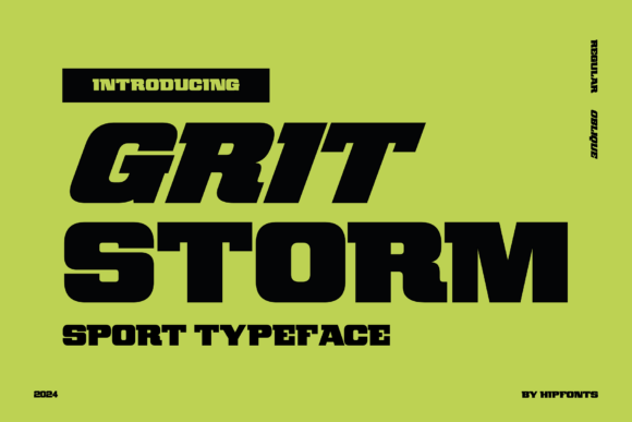 Gritstorm: A Bold Display Font That Elevates Your Brand