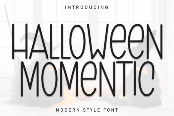 Halloween Momentic: A Playful Display Font for Spooky Crafts