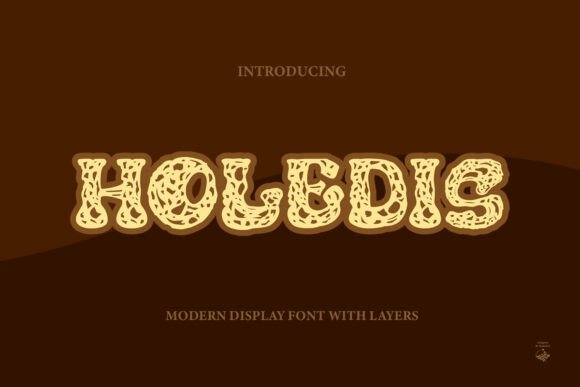 Holedis: A Thoughtful Display Font for Editorial Moments