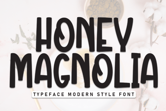 Honey Magnolia: A Warm, Handwritten Display Font for Small Business Branding