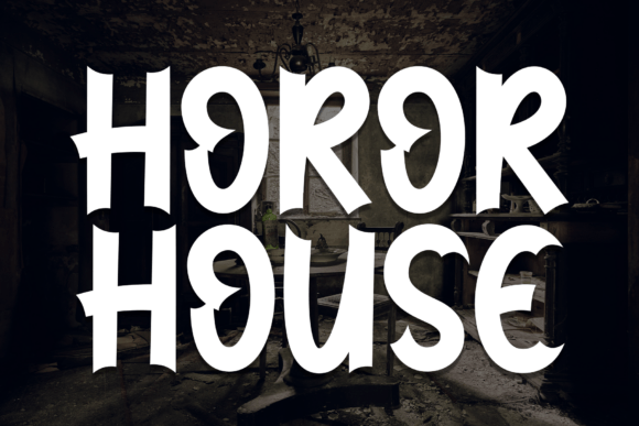 Horor House: A Friendly Handwritten Display Font