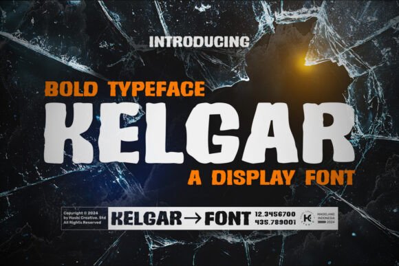 Kelgar: A Bold Display Font for Scroll-Stopping Marketing