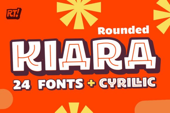 Kiara Rounded: A Playful Display Font for Handmade Charm