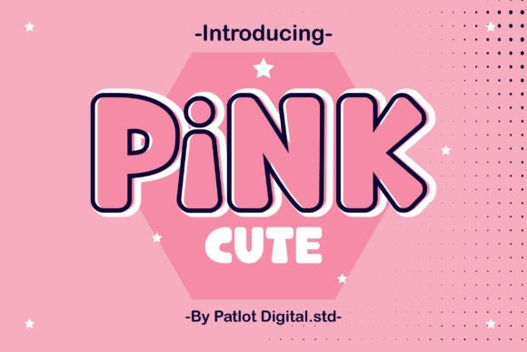Pink Cute: A Display Font That Feels Like a Warm Hug