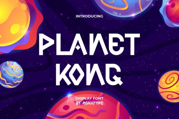 Planet Kong: A Playful Display Font That Lifts the Mood