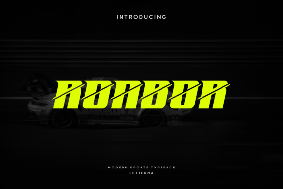 Ronbor: A Display Font That Moves With Your Brand