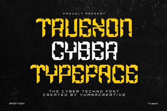 Truexon: A Bold Display Font for Campaign Headlines That Stop Scrolling