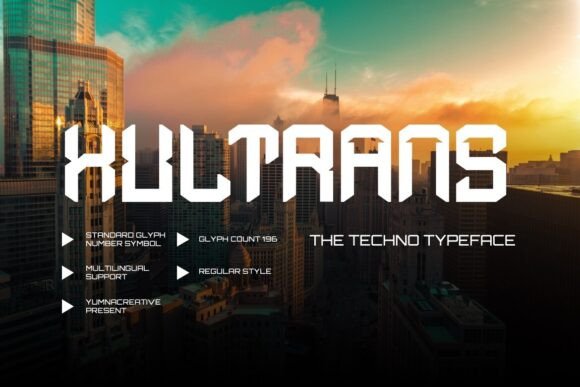 Xultrans: A Bold Display Font for Scroll-Stopping Marketing