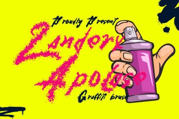 Zanderx Apolase: A Bold, Brush-Painted Display Font for Real Branding
